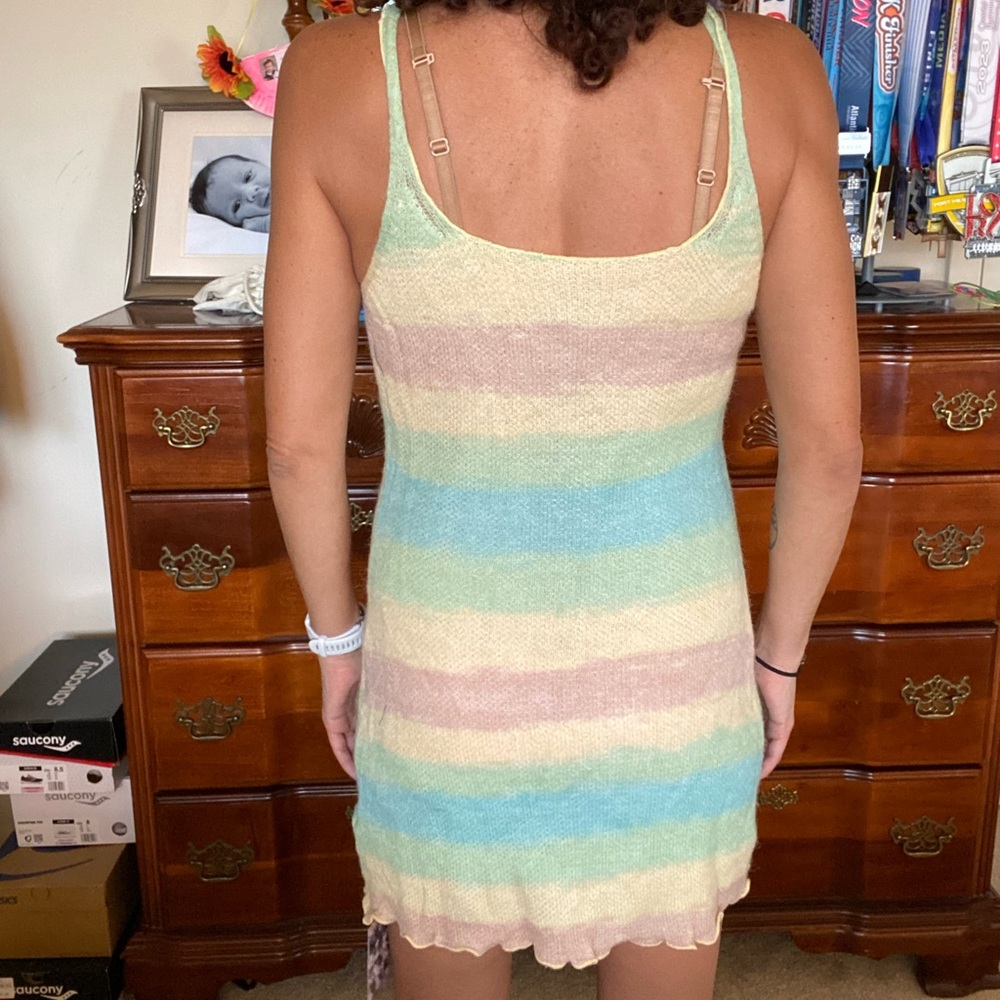 Cider knit rainbow dress